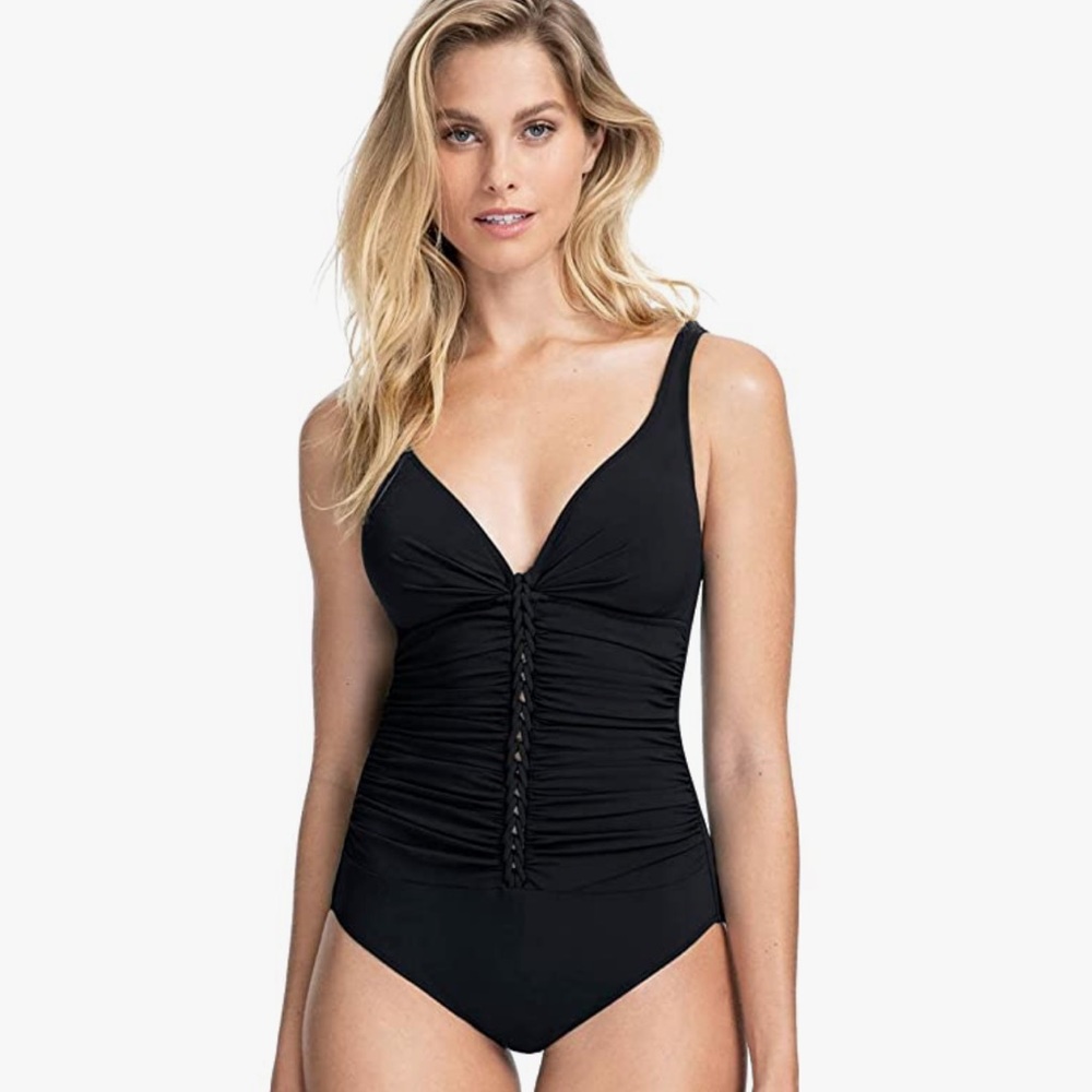 PROFILE BY GOTTEX
Tutti Frutti Scoop-Back One-Piece Swimsuit
